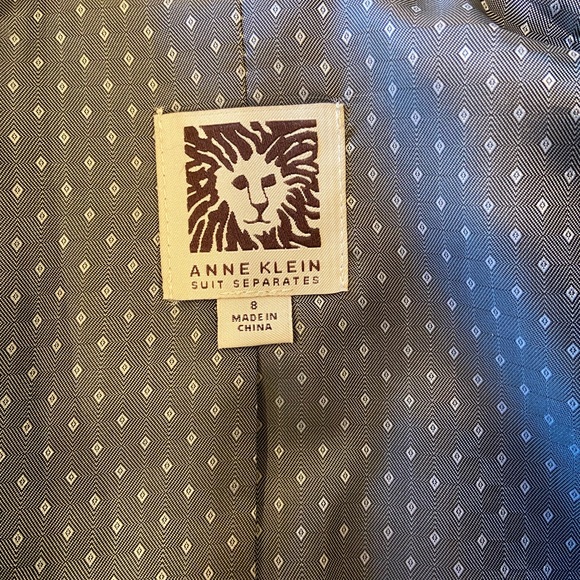 Anne Klein seperate blazer jacket gray top work - Picture 6 of 6